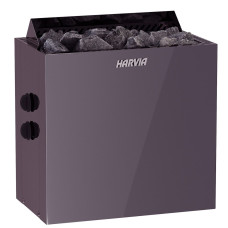 Harvia Qubic BQ45 black 4.5 kW beépített vezérlésű szaunakályha: 3 - 6 m3